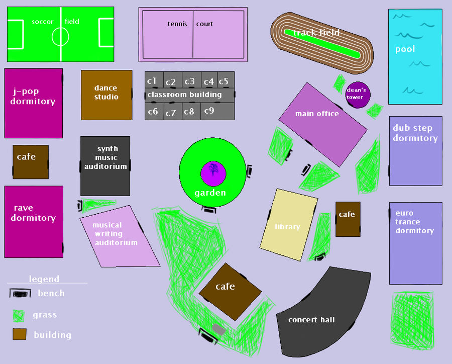 V.U. campus map by nebula-north on DeviantArt