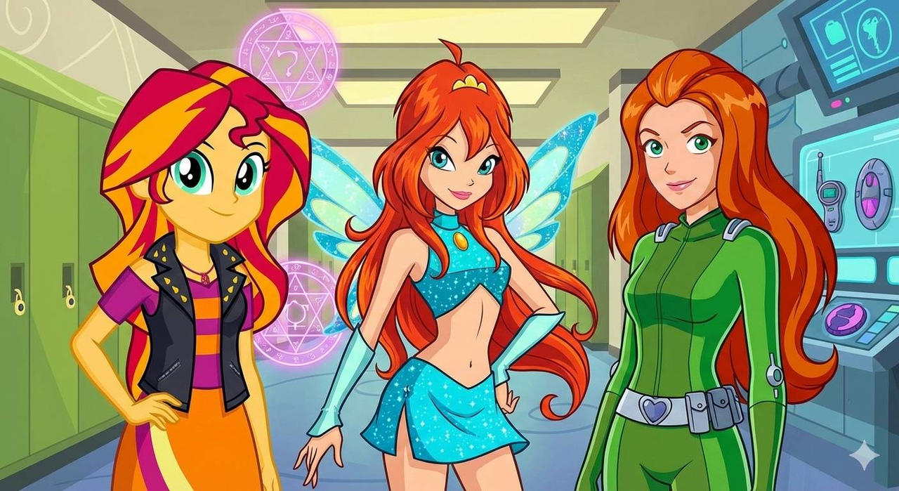 Sam Ralph Sunset Sunset shimmer bloom and Sam by Genghiscalambur on DeviantArt