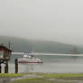 Boat in the fog near San Fransico, CA