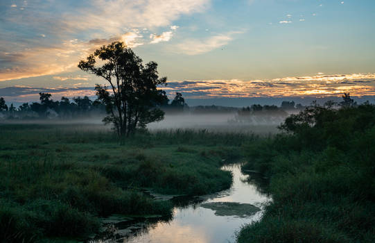 Sunrise near Stoughton, WI