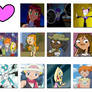 My 26 Female Childhood Cartoon Crushes (1/2)