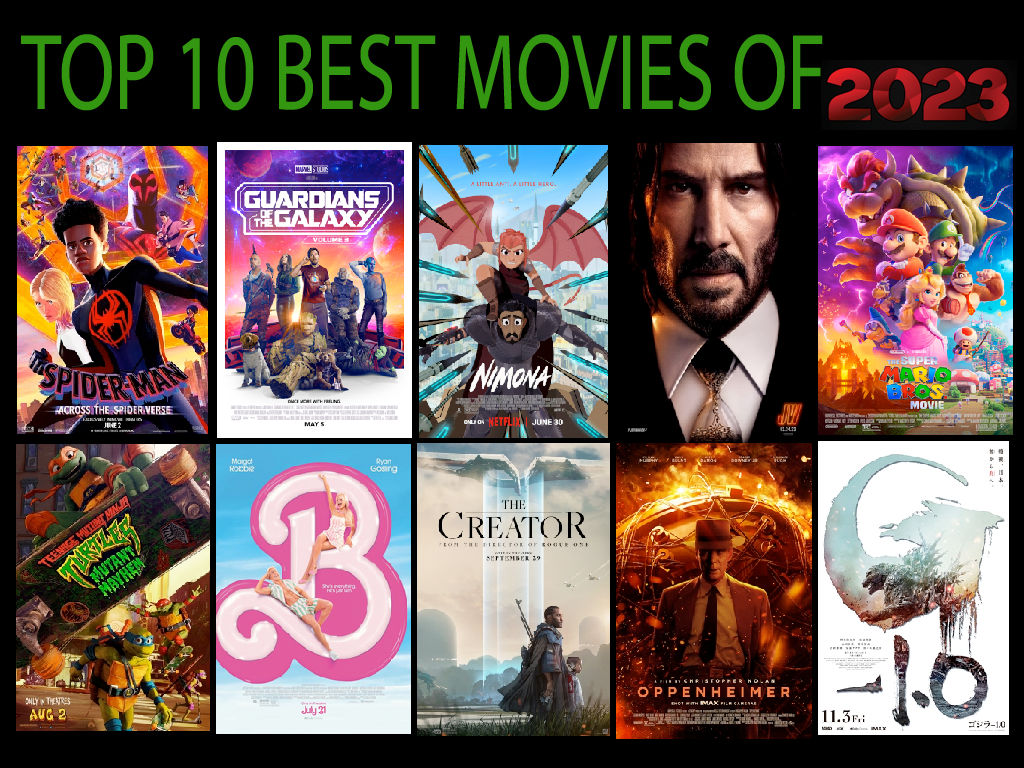 Top 10 Best Movies Of 2023 by TT4Ever229 on DeviantArt