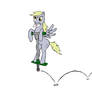 Derpy on a pogo stick