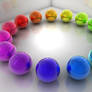 Rainbow balls