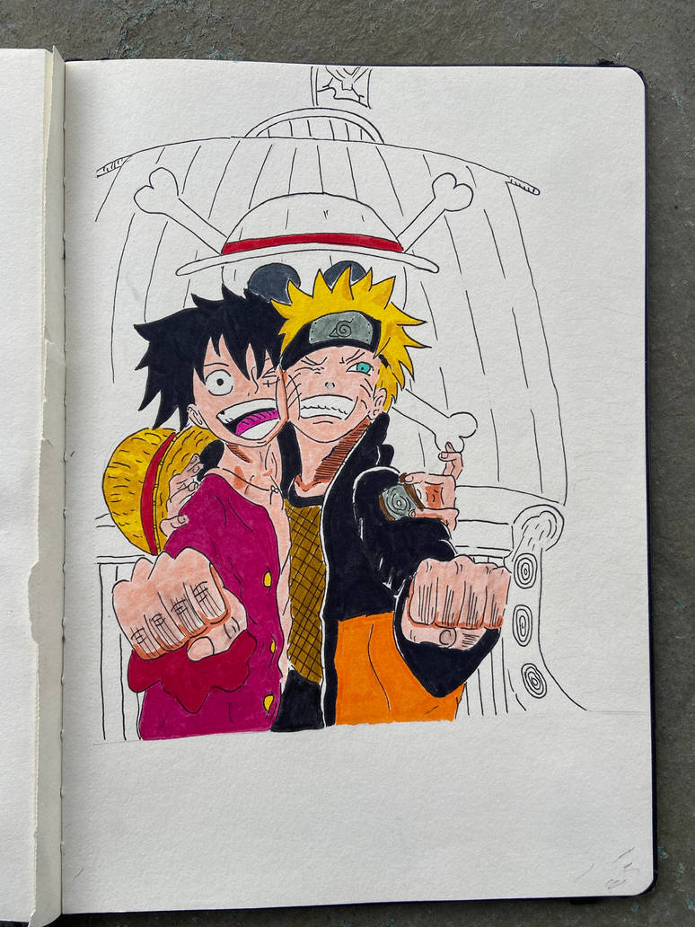 Monkey D. Luffy  Naruto e sasuke desenho, Mangá one piece