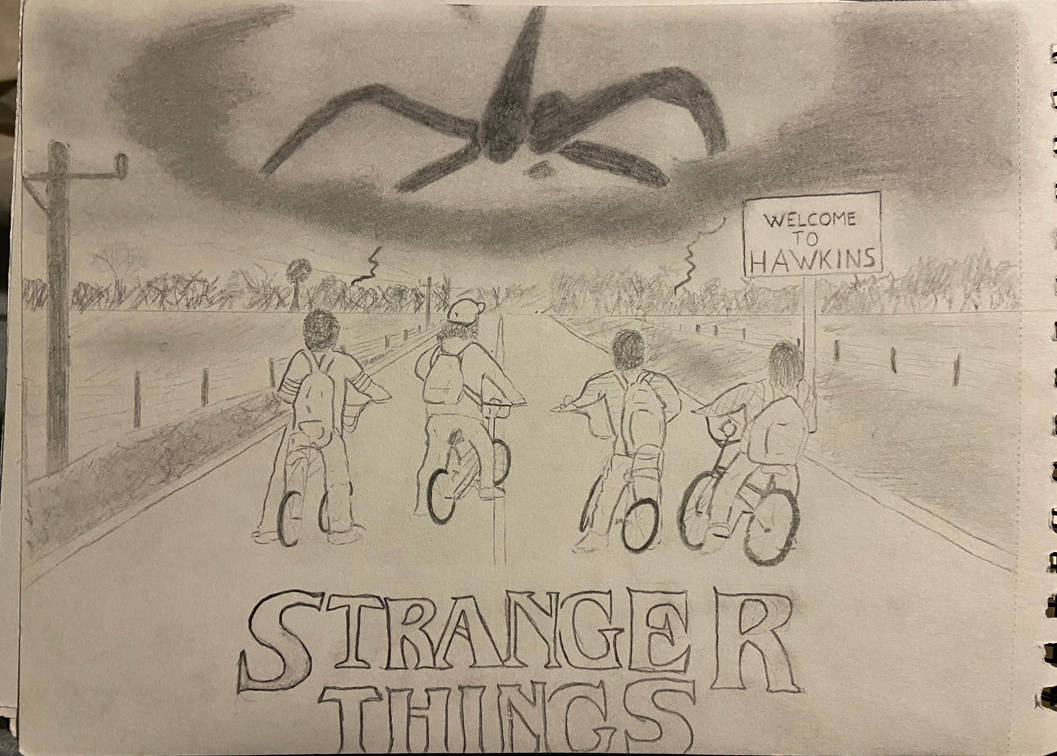 Stranger Things Drawing By Samydessin0 On DeviantArt stranger-things-drawing-by-samydessin0-on-deviantart
