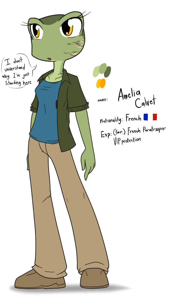 My New character: Amelia Calvet