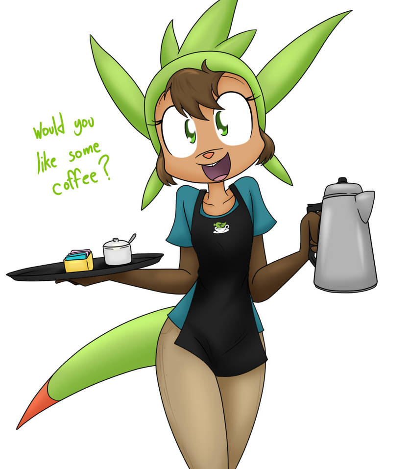 friendly chespin coffee server by Sandwich-Anomaly on DeviantArt.