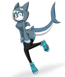 Another cute shark girl appears