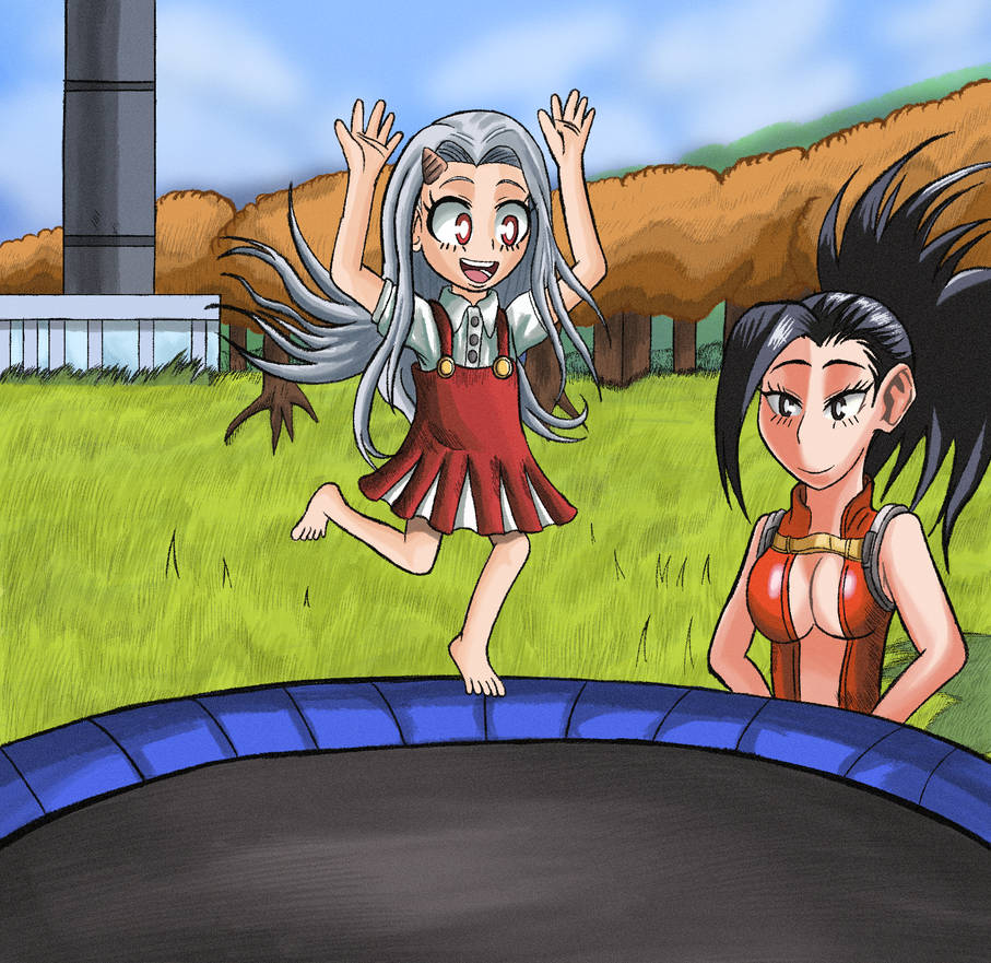Spring Eri Eri having some spring fun by SamLoneSFord on DeviantArt