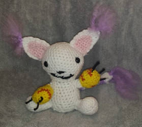 Gatomon Amigurumi for sale on etsy!