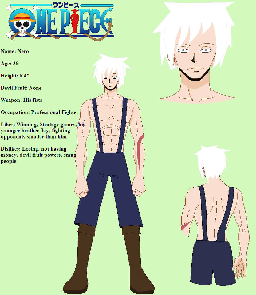 One Piece Oc Nero By Lo Chwan On Deviantart One Piece Oc Nero By Lo Chwan On Deviantart