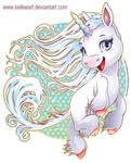 Wind Unicorn by KelleeArt