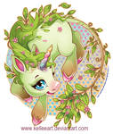 Earth Unicorn by KelleeArt