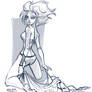 Phaedra Pinup Sketch 1