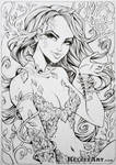 NYCC 2013 Poison Ivy Inks by KelleeArt