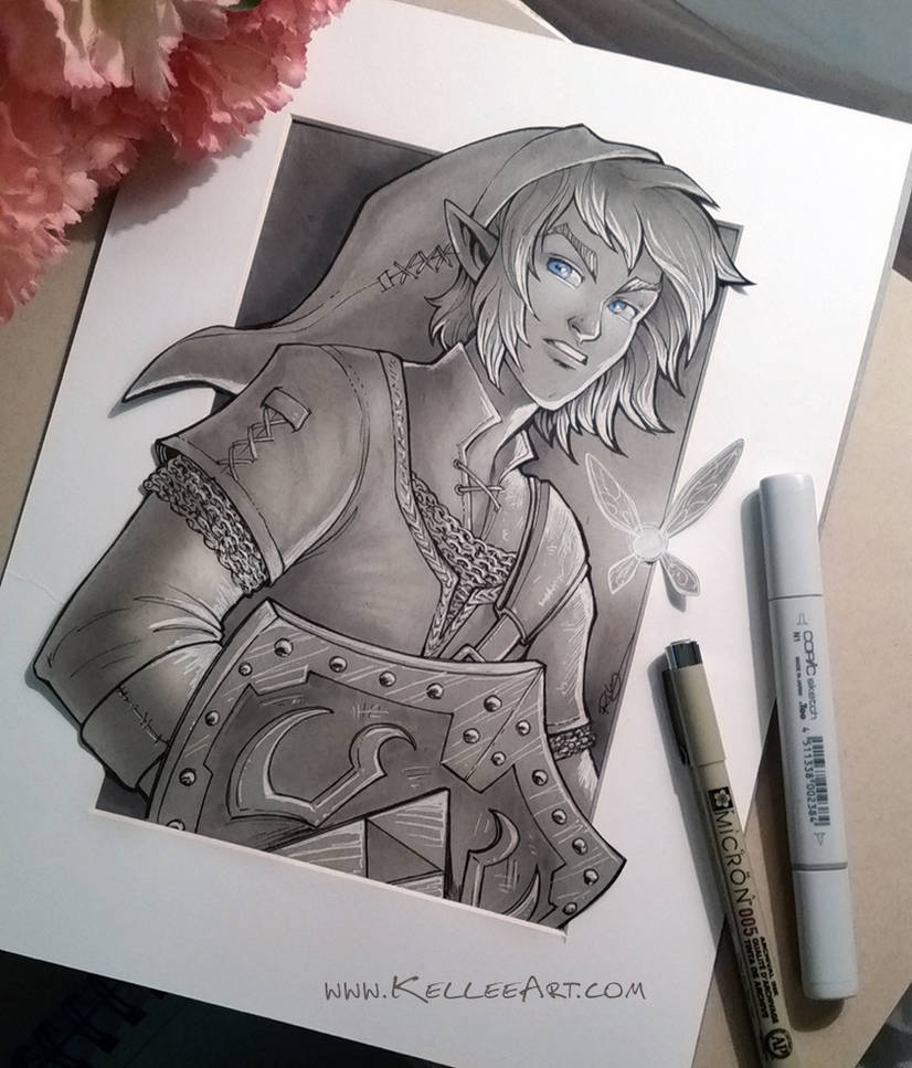 Link Fan Art by KelleeArt