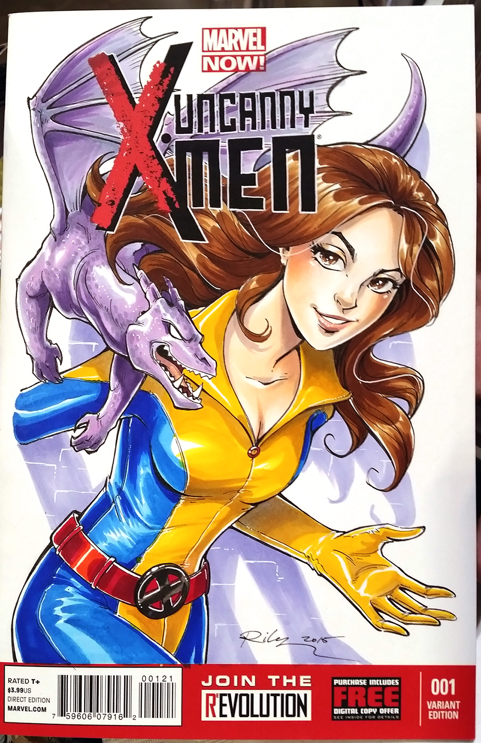 Kitty Pryde X-Men Sketch Cover Commission