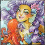 Mermaid and Octopus Commission