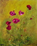 LONELY POPPIES by ARTBYTERESA