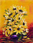 SUNFLOWERS III by ARTBYTERESA