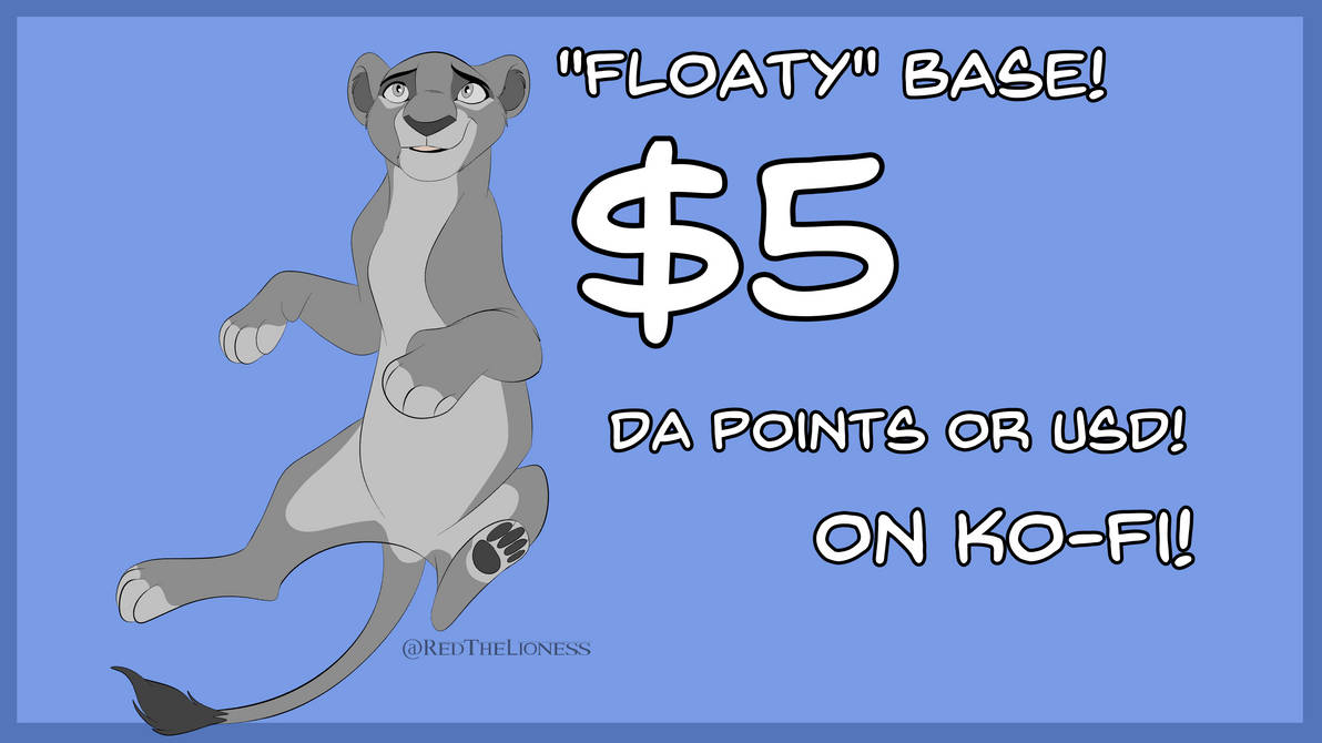 Floaty - Base! ($5) PAINT FRIENDLY by RedTheLioness on DeviantArt