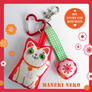 lucky cat keychain