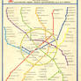 1985 Moscow Metro map