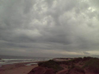 clouds and dunes