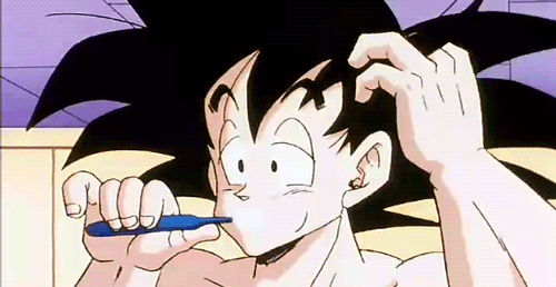 Goku brush hair and teeth gif by Indiana500 on DeviantArt Goku brush hair and teeth gif by Indiana500 on DeviantArt