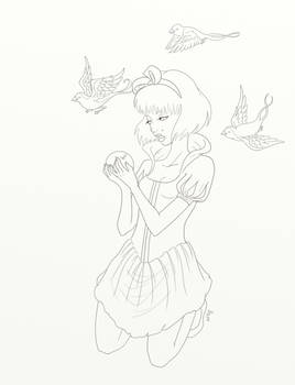 Snow White Lineart