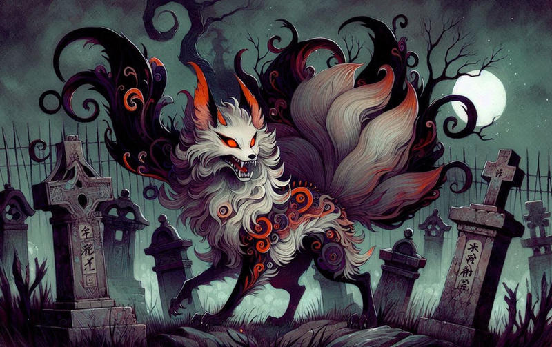Spirit Fox From Rabbit fox spirit by GothicaNoir on DeviantArt
