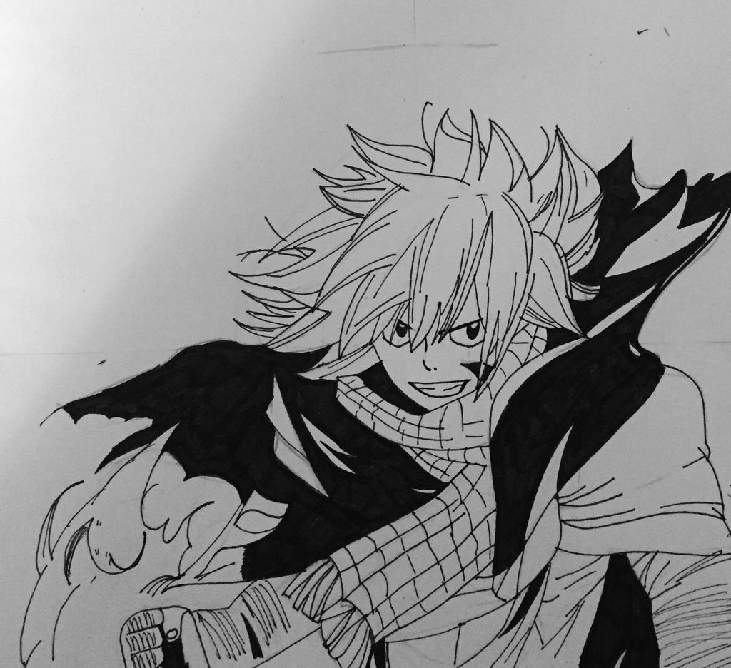 Natsu after 1 year timeskip. 