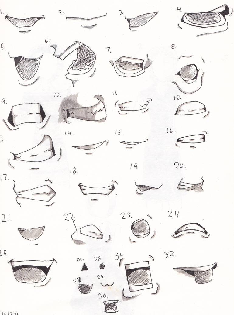 Soul Eater Mouth Study by InkWovenHeart on DeviantArt