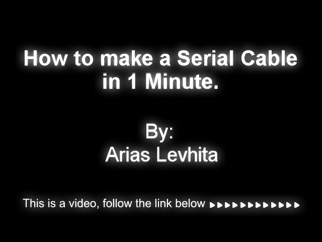 1 Minute Serial Cable