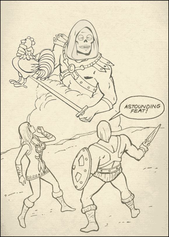 Draw what He-Man sees