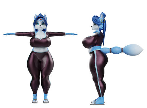 MILF Krystal 3d Model Download