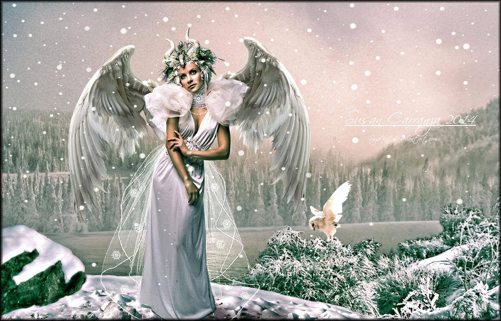 A Snowy Winters Angel