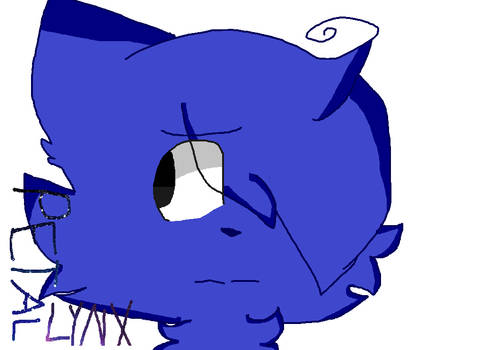 Blue kitty :3