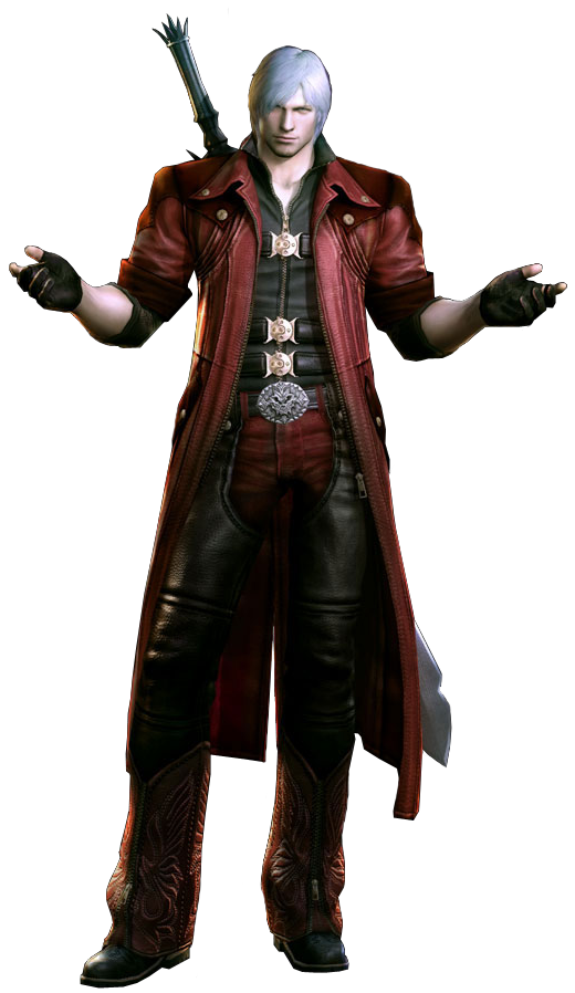 Devil May Cry 2 Early Dante Render PNG by VigoorDesigns on DeviantArt