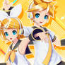 MEGA39's Kagamine Rin - Len Background