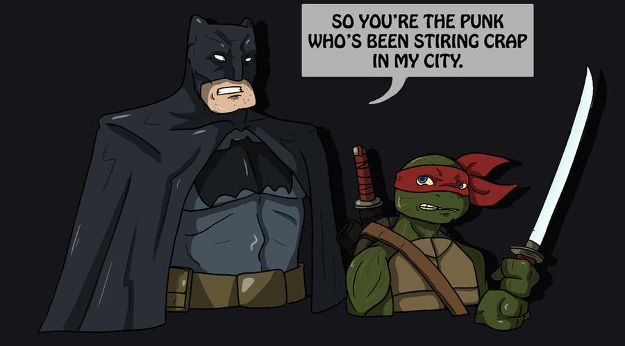 Batman vs TMNT Crossover 1