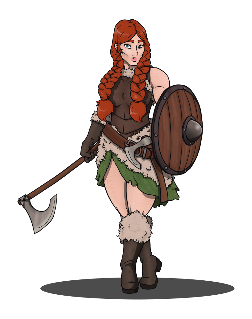 Cora - Human Barbarian