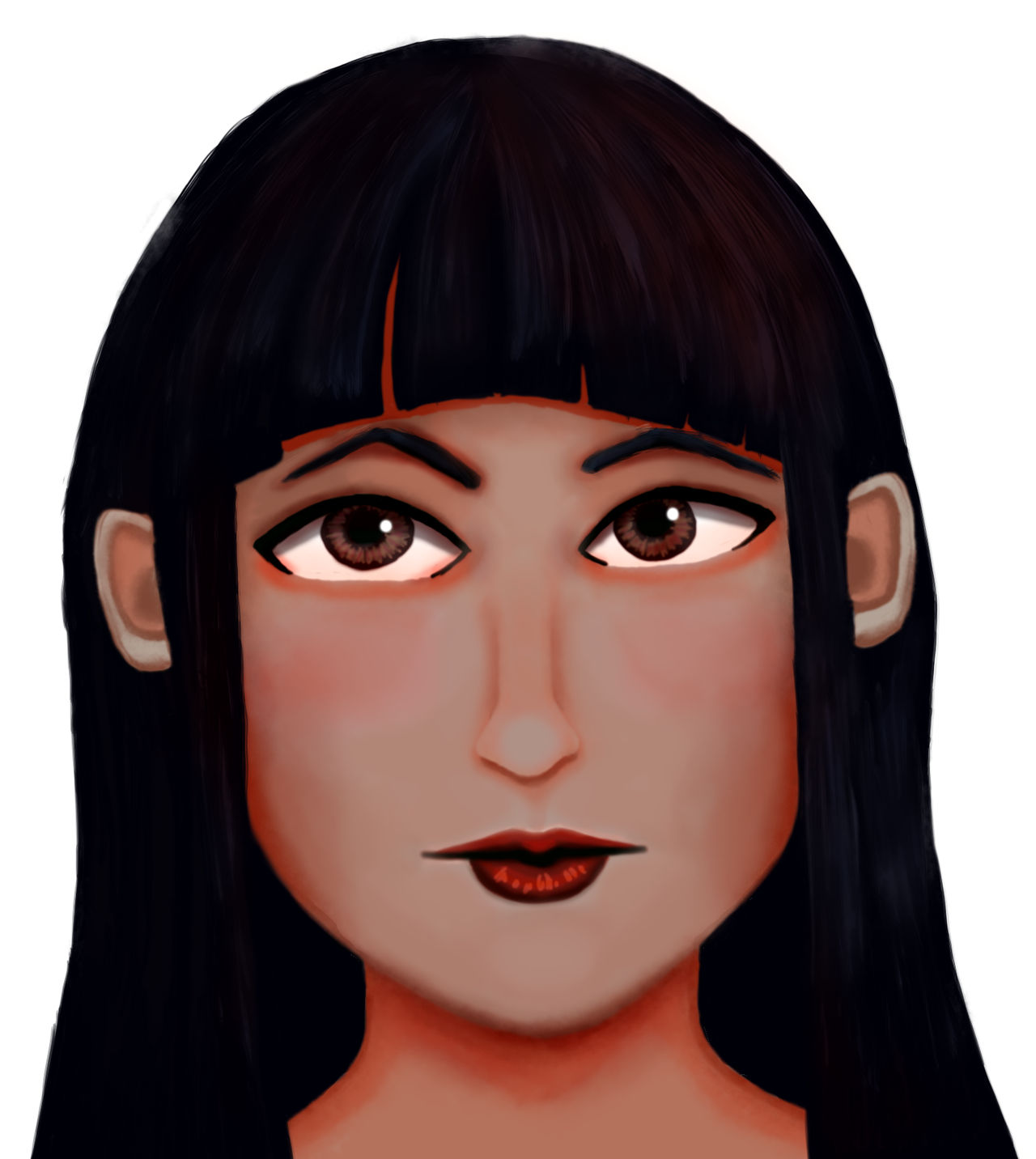 Stylized face by aptqual on DeviantArt