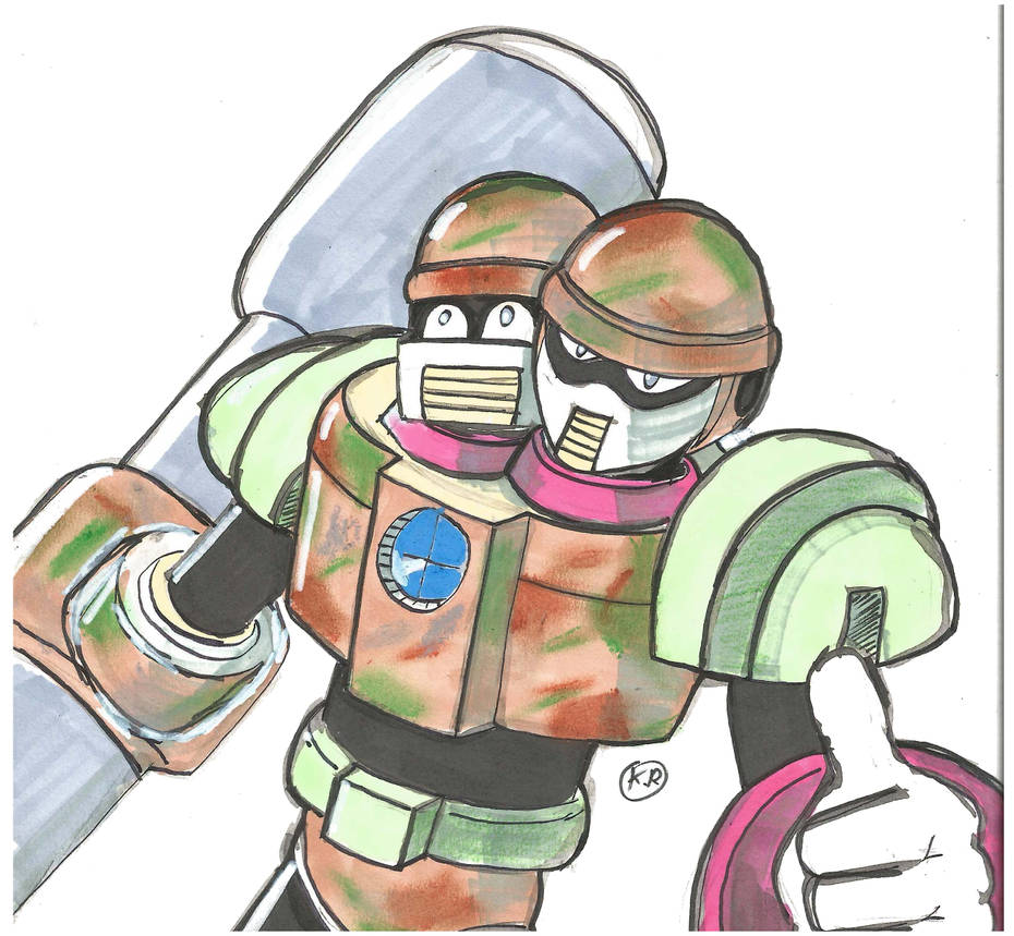 Searchman (megaman 8) by Kalsuruby on DeviantArt