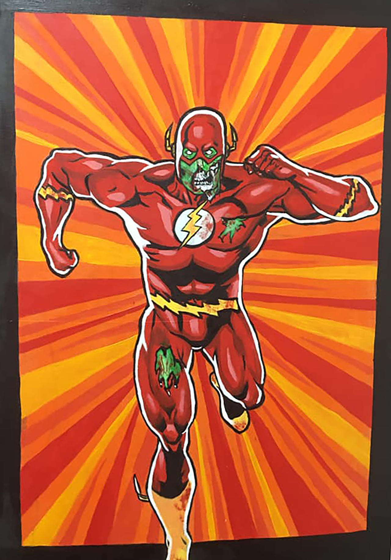 Zombie Flash Zombie Flash Painting by paigechershey on DeviantArt