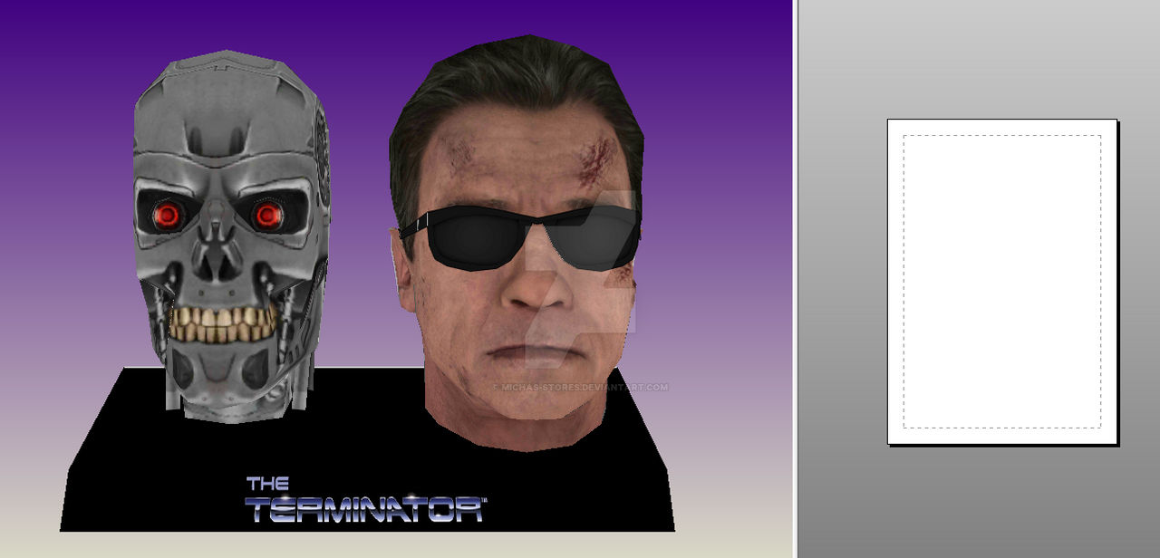 Paperclip Terminator The Terminator - Papercraft by Michas-Stores on DeviantArt