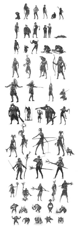 50 Random Sketches