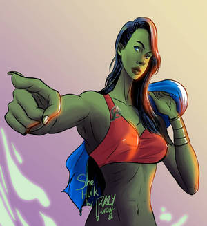 Fun art She hulk 