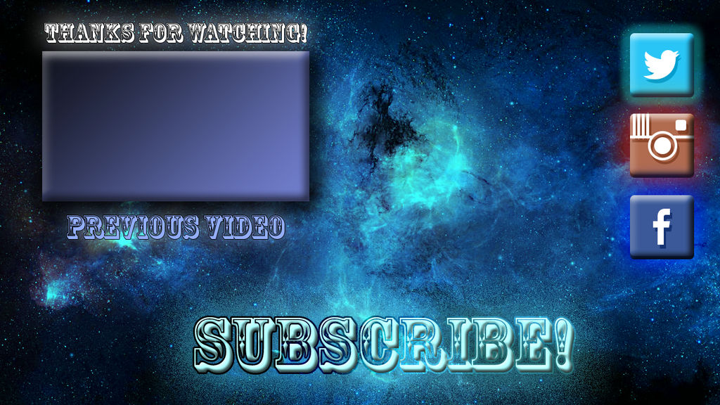 Free Outro Background Galaxie #1 by TheBigNoobPony on DeviantArt